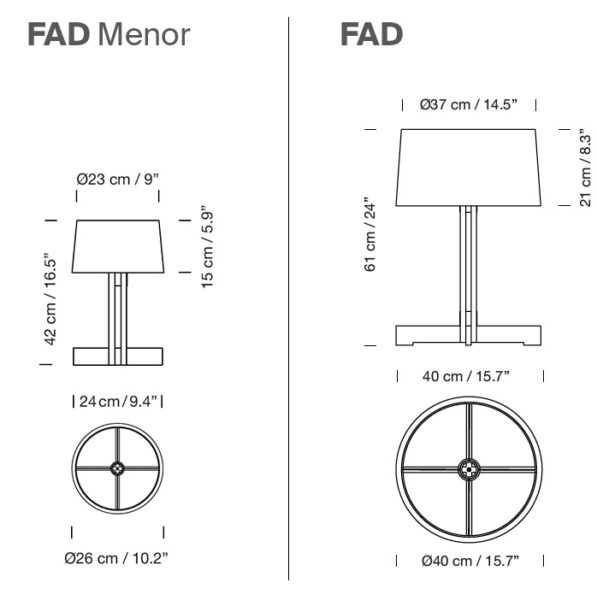 Lámpara FAD Table-265240