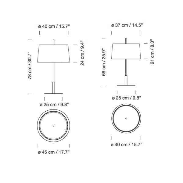 Lámpara Diana Table-214004