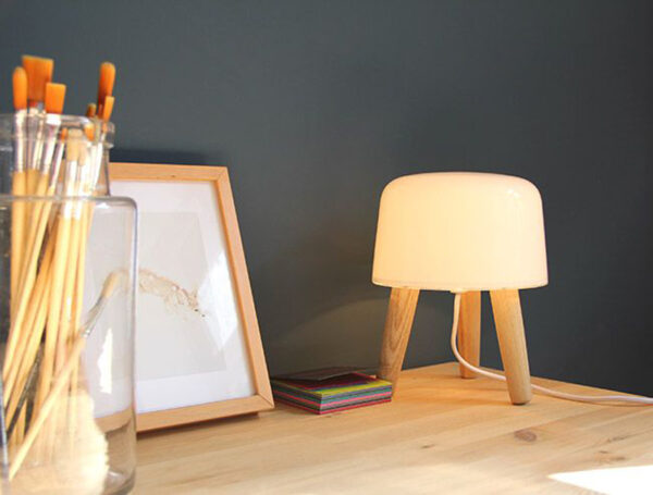 Lámpara Milk Cable Blanco Table ER-74545