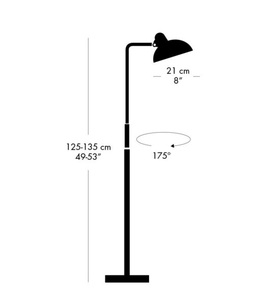 Lámpara Kaiser Luxus Floor Regulable -210667