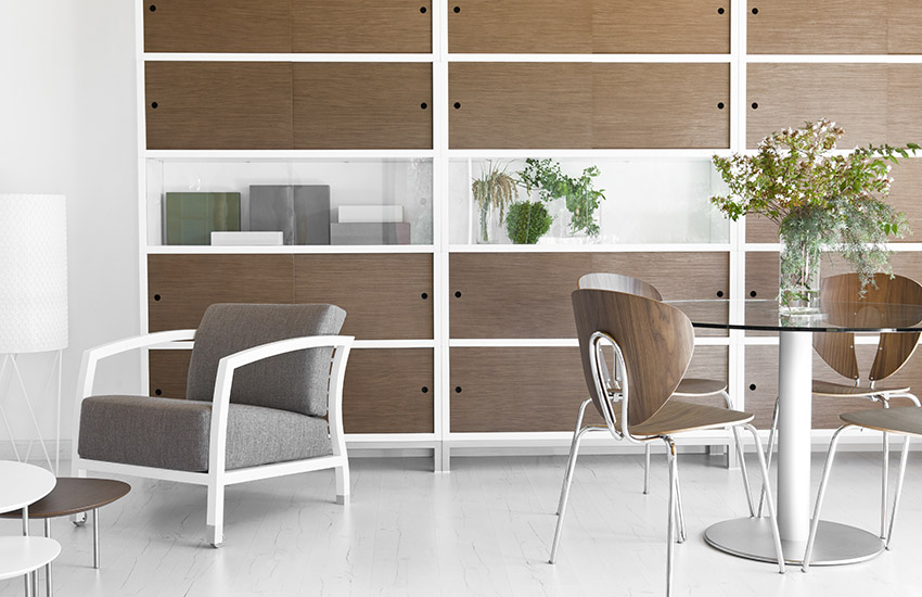 Silla Globus Acero Madera-75376