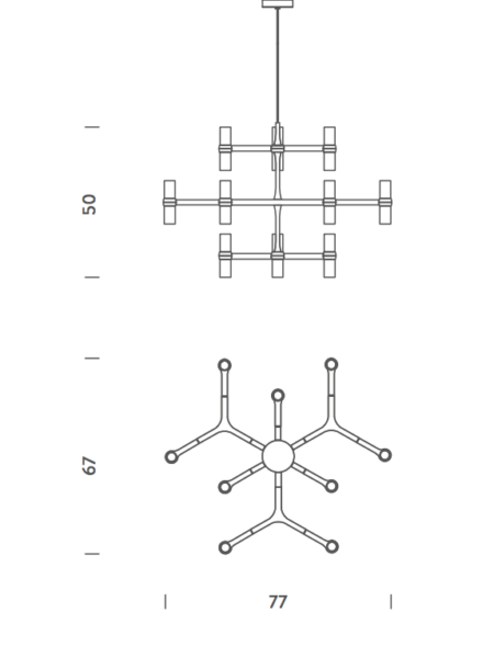 Lámpara Crown Minor Pendant-206432