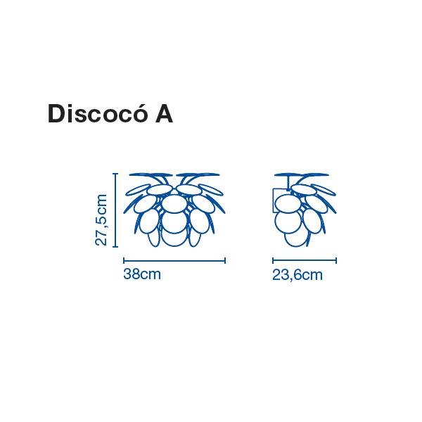 Lámpara Discocó Wall-77405