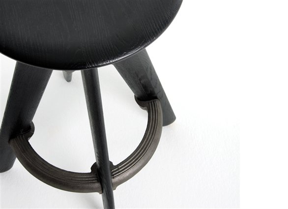 Taburete Slab Negro-57040