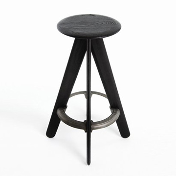 Taburete Slab Negro-0