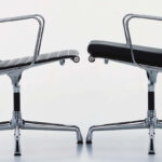 Silla Aluminium Chair EA 107 / 108 Piel-115510