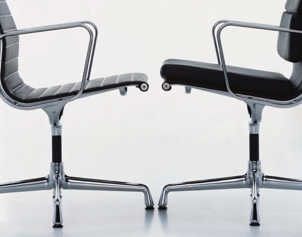Silla Aluminium Chair EA 107 / 108 Piel-115510