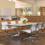Silla Aluminium Chair EA 107 / 108 Piel-115503
