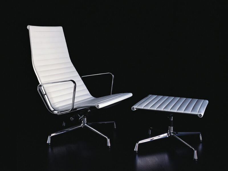 Sillón Aluminium Chair EA 124 Piel-123533