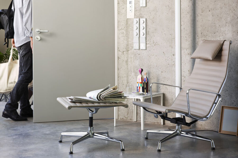 Sillón Aluminium Chair EA 124 Piel-123541