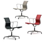 Silla Aluminium Chair EA 107 / 108 Piel-115506