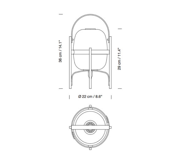 Lámpara Cestita Pino ER-125551