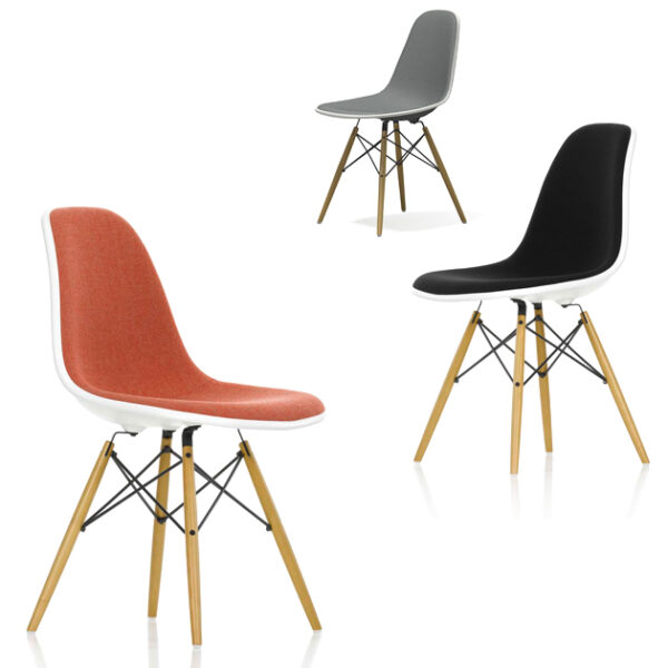 Silla Eames Plastic DSW Tapizado-117474