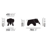 Eames Elephant Blanco ER-61773