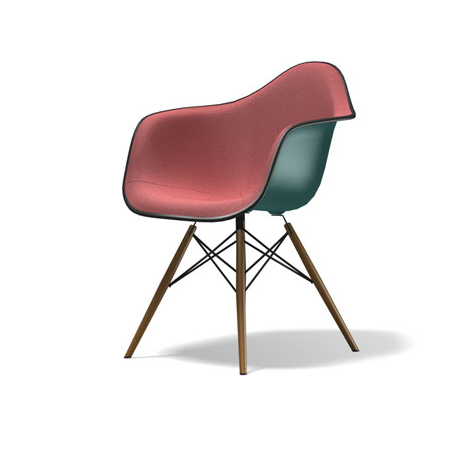 Eames Plastic DAW Upholstered Chair-116570