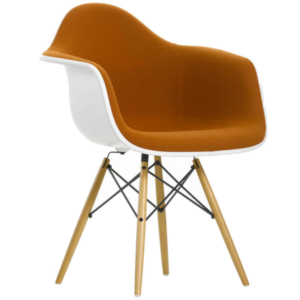 Eames Plastic DAW Upholstered Chair-0