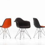 Silla Eames Plastic DSR Tapizado-117450