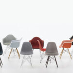 Silla Eames Plastic DSR Tapizado-117446