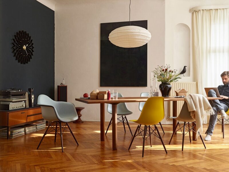 Silla Eames Plastic DSW Cojín-303334
