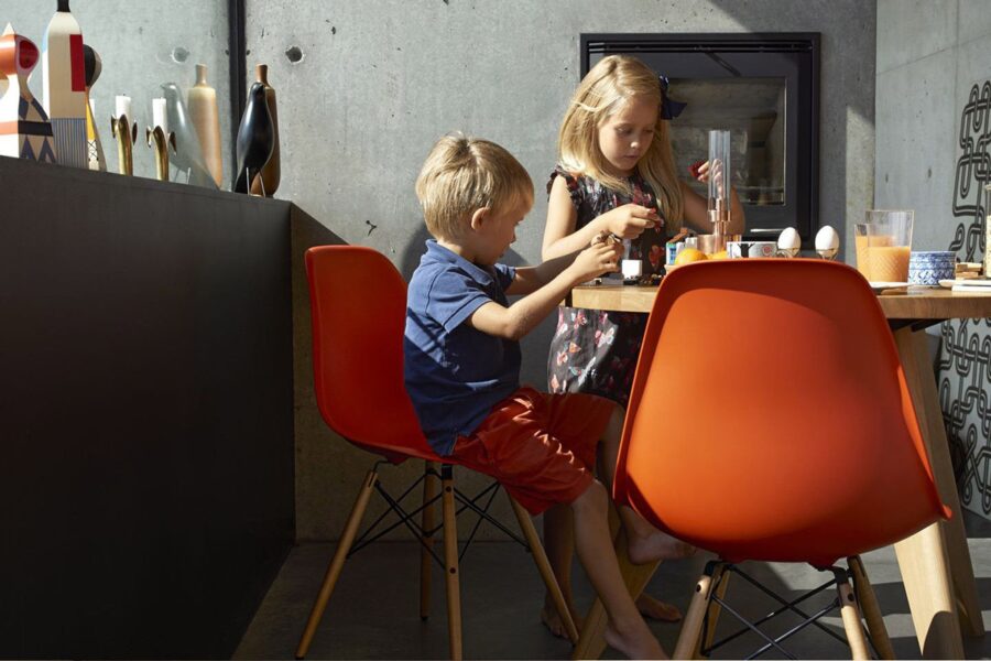 Silla Eames Plastic DSW Cojín-303333
