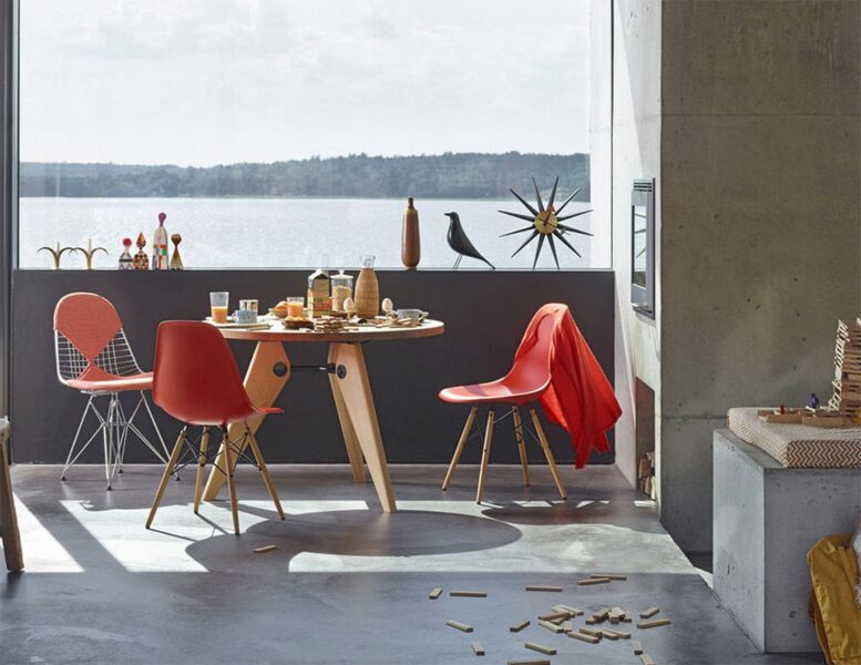 Silla Eames Plastic DSW Cojín-303343