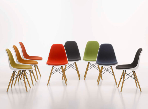 Silla Eames Plastic DSW Tapizado-117467