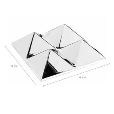 Panel Mirror Sculptures 4 Pyramids-64696
