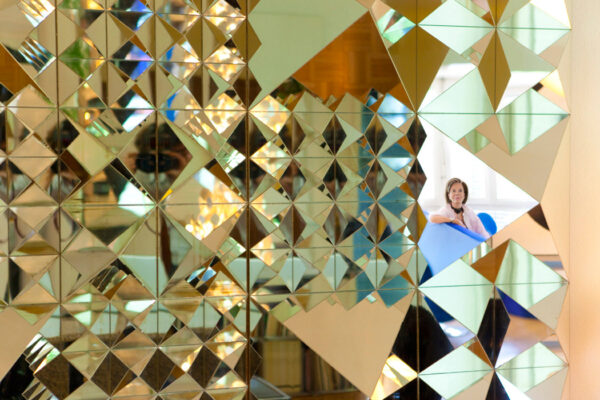 Panel Mirror Sculptures 9 Pyramids-64711