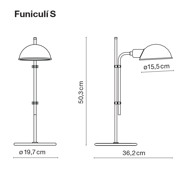 Lámpara Funiculí Table Beige ER-70717