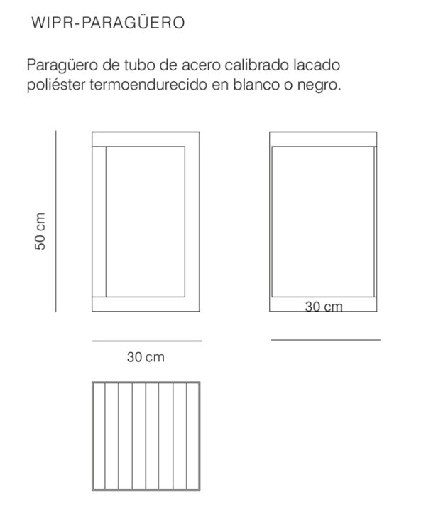 Paragüero Window Blanco-76015