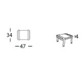 Cojín Doble 34x47 +211,75 €