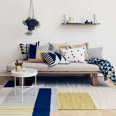 Alfombra Kelim Squares-93684
