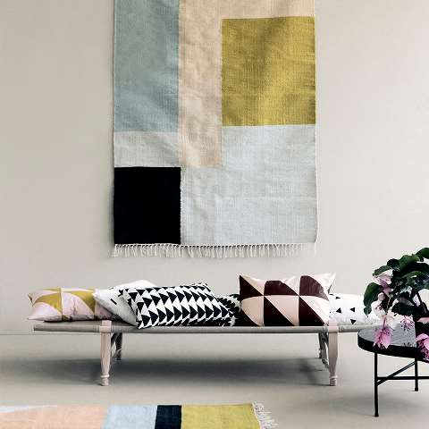 Alfombra Kelim Squares-93683