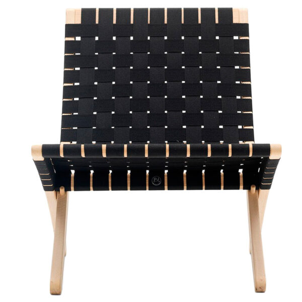 Sillón MG501 Cuba Roble Barnizado - Negro ER-0