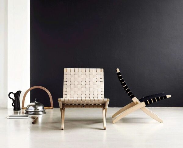 Sillón MG501 Cuba Roble Barnizado - Negro ER-98598