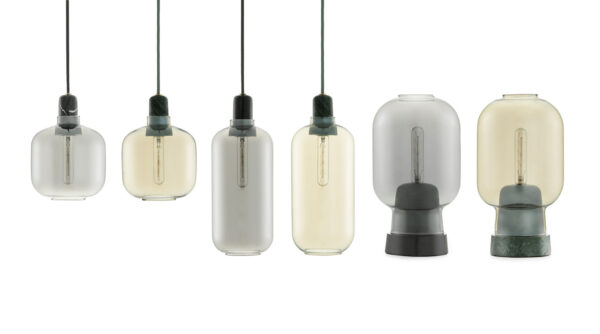 Lámpara Amp Smoke Large Pendant ER-98455