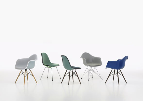 Silla Eames Plastic DAX Tapizado-116221