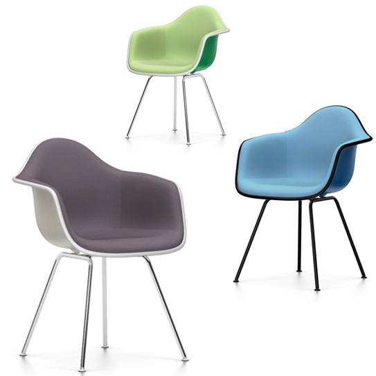 Silla Eames Plastic DAX Tapizado-116218