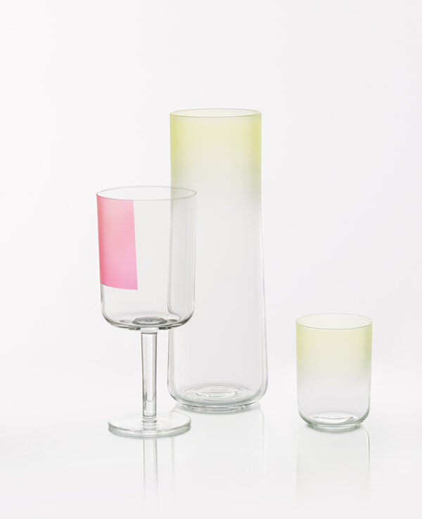 Jarra Colour Glass Yellow Gradient ER-123344