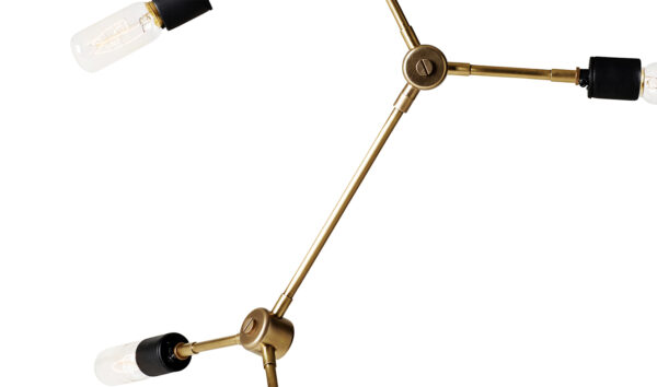 Lámpara Franklin Chandelier Latón ER-125580