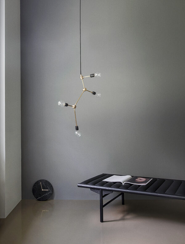 Lámpara Franklin Chandelier Latón ER-125582