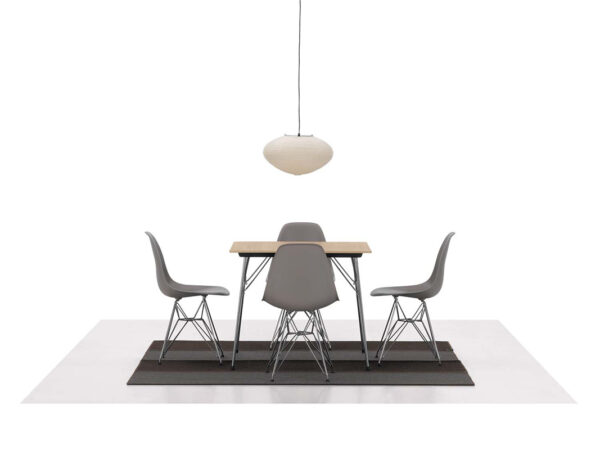 Silla Eames Plastic DSR Blanco - Cromo ER-124732