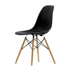 Silla Eames Plastic DSW New Negro - Arce Dorado ER-0