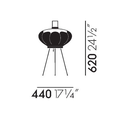 Lámpara Akari 9AD ER-124111