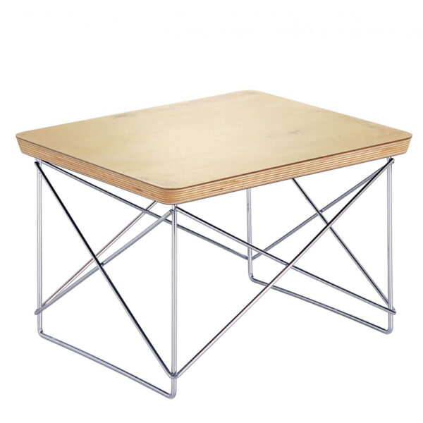 Mesa Occasional LTR Pan Oro - Base Cromada ER-0