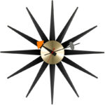 Reloj Sunburst Negro/Latón ER