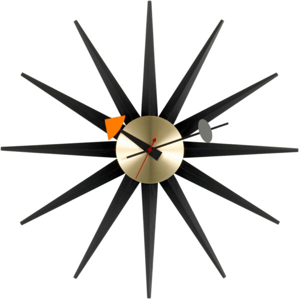 Reloj Sunburst Negro/Latón ER-0