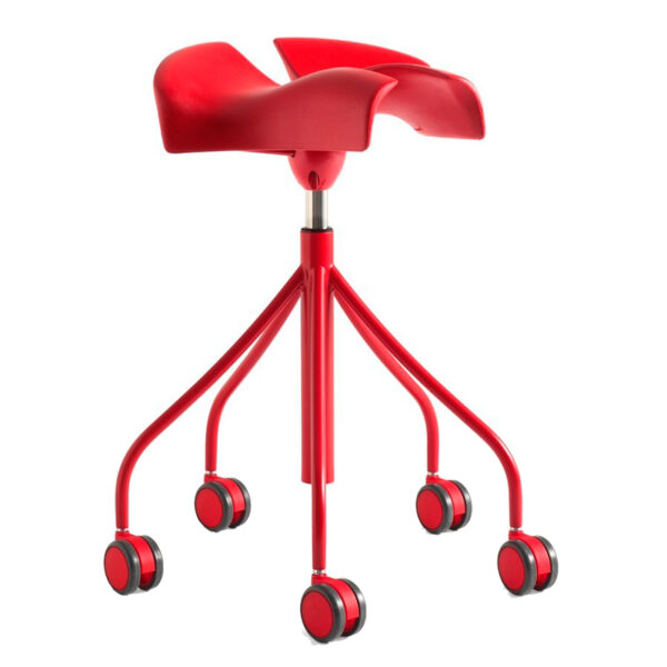 Taburete Binaria Rojo ER-0