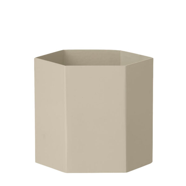 Macetero Hexagon Gris L ER-0