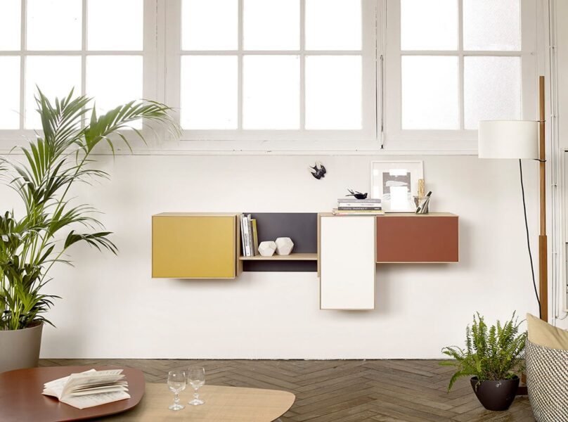 Lauki 03 Roble Organic / Graphite / Brick / Ochre / Blanco-280691